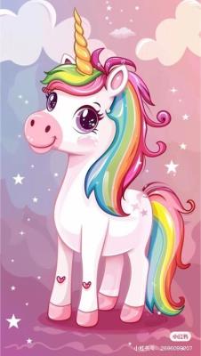 Opakowanie Malowanie po numerach 40x50cm Jednorożec