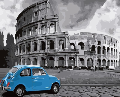 Opakowanie Malowanie po numerach 40x50cm Koloseum