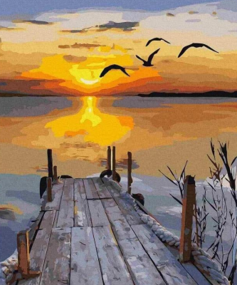 Opakowanie Malowanie po numerach - Artnico Zachód 40x50cm