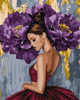 Opakowanie Malowanie po numerach - Baletnica z piwoniami