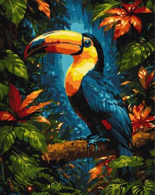 Opakowanie Malowanie po numerach - Barwny tukan 40x50cm