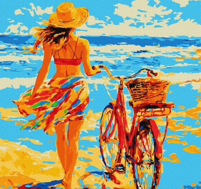 Opakowanie Malowanie po numerach - Blisko molo 40x40cm