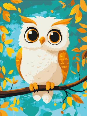 Opakowanie Malowanie po numerach BRUSHME 30x40 cm Kids Sowa