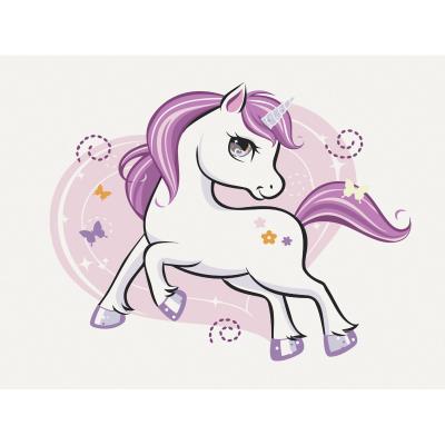 Opakowanie Malowanie po numerach BRUSHME 30x40cm Kids błyszczący Jednorożec