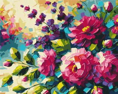 Opakowanie Malowanie po numerach BRUSHME 40x50 cm Kwiaty Lata