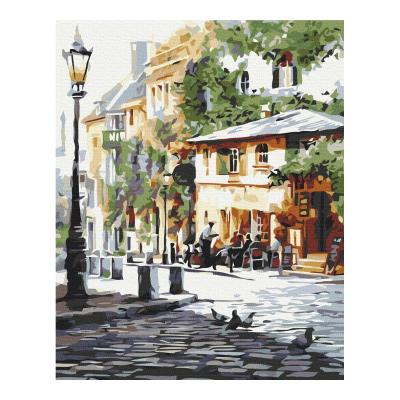 Opakowanie Malowanie po numerach BRUSHME 40x50cm Letnia Kawiarnia