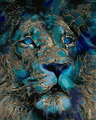 Opakowanie Malowanie po numerach czarne płótno - Niebieski...