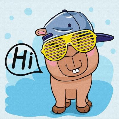 Opakowanie Malowanie po numerach - Cześć, Kapibaro Kids