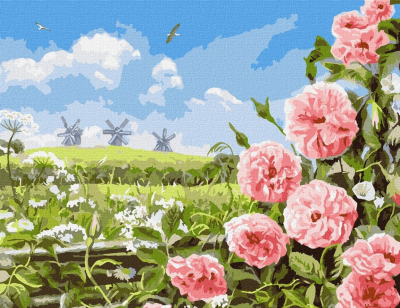 Opakowanie Malowanie po numerach - Delikatność pól 40x50cm