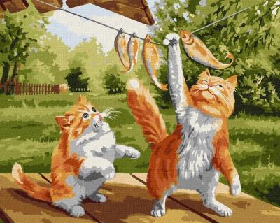 Opakowanie Malowanie po numerach - Dobry połów 40x50cm