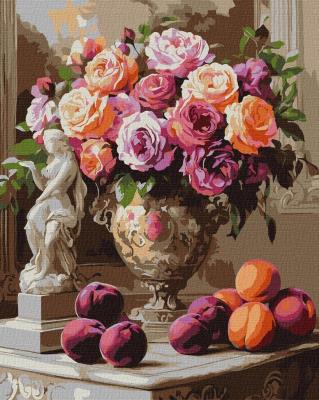 Opakowanie Malowanie po numerach - Eleganckie róże 40x50cm