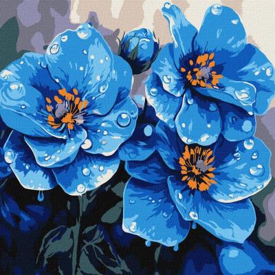 Opakowanie Malowanie po numerach - Fiołki co rano 30x30cm