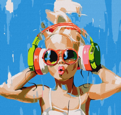 Opakowanie Malowanie po numerach - Jej letnie rytmy 50x50cm