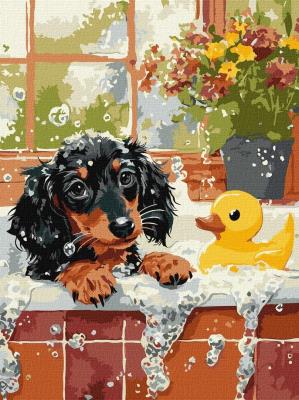 Opakowanie Malowanie po numerach - Kąpiel z kaczuszką 30x40cm