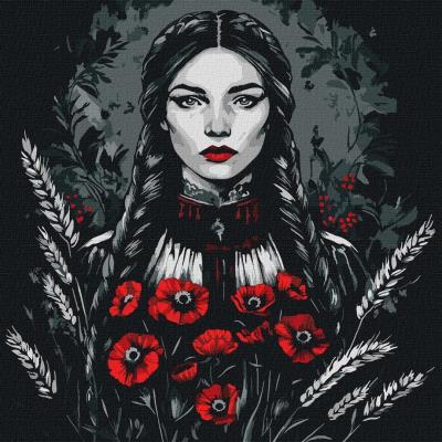 Opakowanie Malowanie po numerach - Kobieca siła 40x40cm