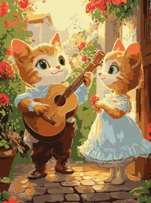 Opakowanie Malowanie po numerach - Kocie romanse 30x40cm