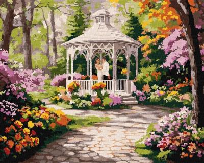 Opakowanie Malowanie po numerach - Kwiecista łąka 40x50cm