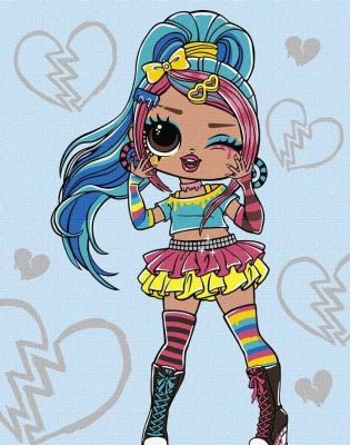 Opakowanie Malowanie po numerach - L.O.L. Surprise! 30x40cm