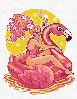 Opakowanie Malowanie po numerach - Letni odpoczynek 30x40cm