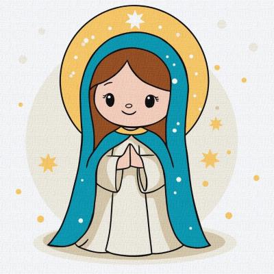 Opakowanie Malowanie po numerach - Miłosierdzie 25x25cm