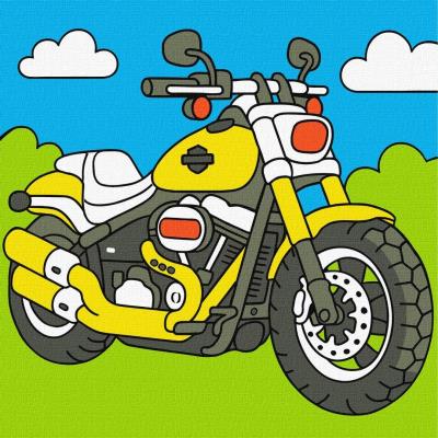 Opakowanie Malowanie po numerach -Motocykl Kids 25x25cm