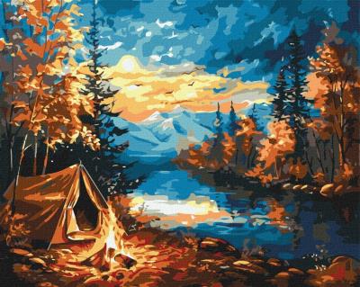 Opakowanie Malowanie po numerach - Noc w lesie 40x50cm