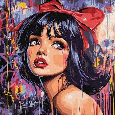 Opakowanie Malowanie po numerach - Nowoczesna Królewna 40x40