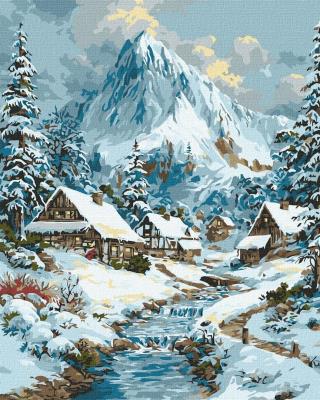 Opakowanie Malowanie po numerach - Noworoczny krajobraz 40x50