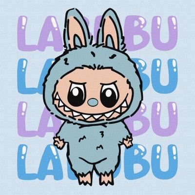 Opakowanie Malowanie po numerach - On - Labubu 25x25cm