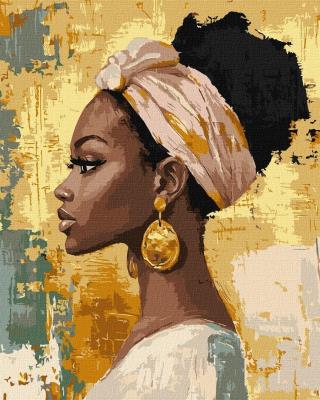 Opakowanie Malowanie po numerach - Piękność z kolczykami