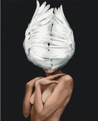 Opakowanie Malowanie po numerach - Pióra w głowie 40x50cm