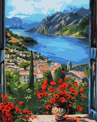 Opakowanie Malowanie po numerach - Przystań w górach 40x50cm