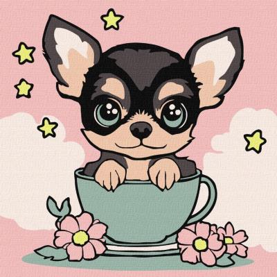 Opakowanie Malowanie po numerach - Słodki szczeniaczek Kid