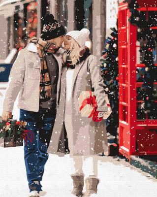 Opakowanie Malowanie po numerach - Świąteczny spacer 40x50cm