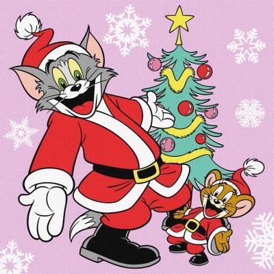 Opakowanie Malowanie po numerach - Tom i Jerry 25x25cm