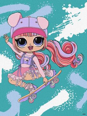 Opakowanie Malowanie po numerach - Tweens LOL Skate Dance Ali Dance