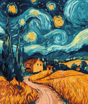 Opakowanie Malowanie po numerach - Ukraińska noc 40x50cm