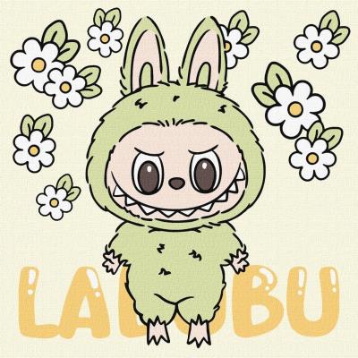 Opakowanie Malowanie po numerach - Wesoły Labubu 25x25cm