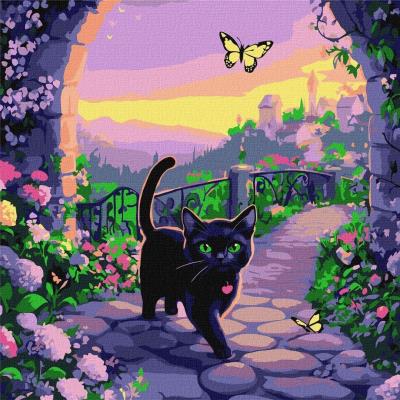 Opakowanie Malowanie po numerach - Wróżkowy kot 40x40cm