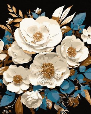 Opakowanie Malowanie po numerach + złota farba - Biała...