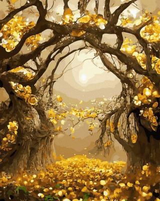 Opakowanie Malowanie po numerach + złota farba - Brama...