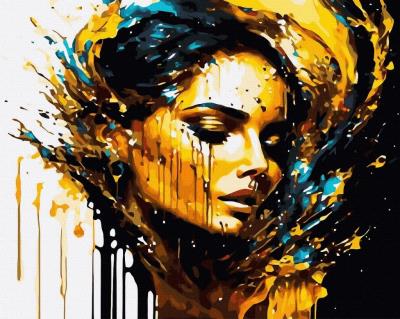 Opakowanie Malowanie po numerach + złota farba - Emocje...