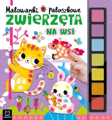 Okładka książki Malowanki paluszkowe. Zwierzęta na wsi