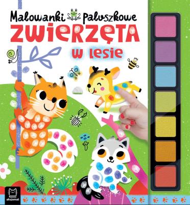 Okładka książki Malowanki paluszkowe. Zwierzęta w lesie