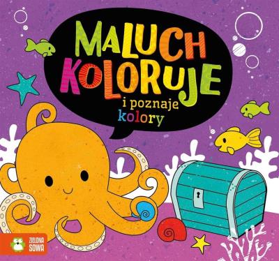 Okładka książki Maluch koloruje i poznaje kolory - uszkodzone
