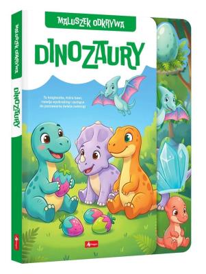 Okładka książki Maluszek odkrywa. Dinozaury