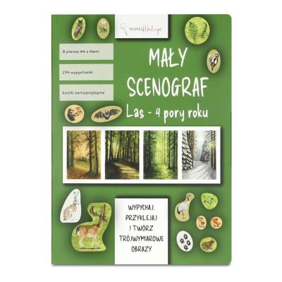 Okładka książki Mały Scenograf. Las - 4 pory roku