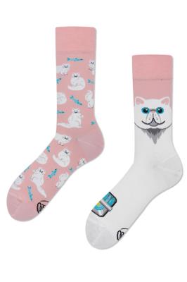 Many Mornings Skarpetki długie White Cat. Producent: Many Mornings. SmakLiter.pl Zdjęcie produktu Many Mornings Skarpetki długie White Cat