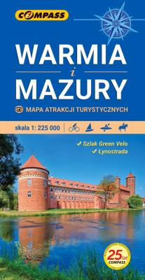 Opakowanie Mapa atrakcji tur. - Warmia i Mazury 1:225 000 w.3