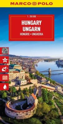 Okładka książki Mapa drogowa Węgry 1:350 000